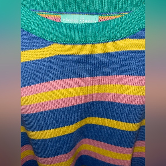 Clad and Cloth Striped Sweater - Picture 2 of 3